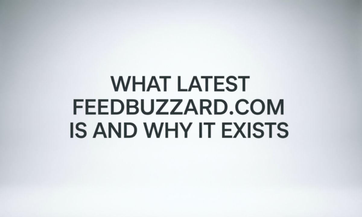 What Latest Feedbuzzard com Is and Why It Exists